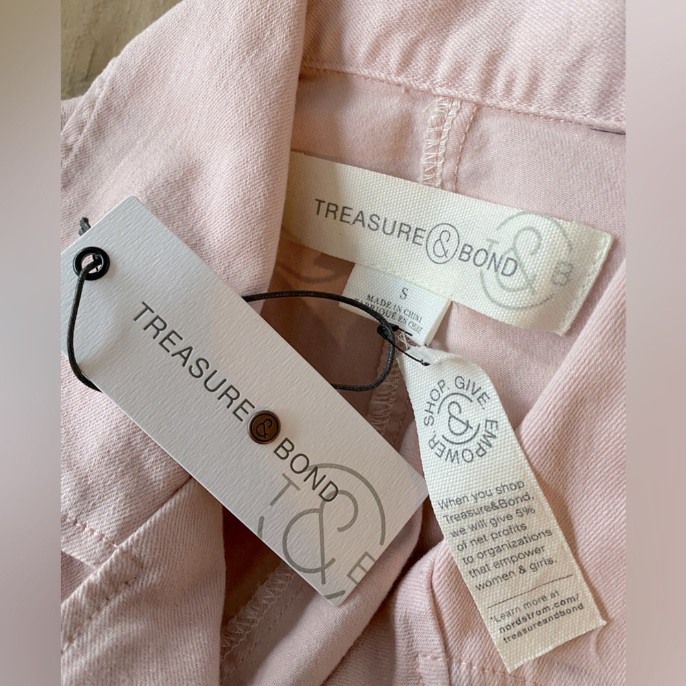 Treasure & Bond Denim Moto Jacket - Picture 3 of 4